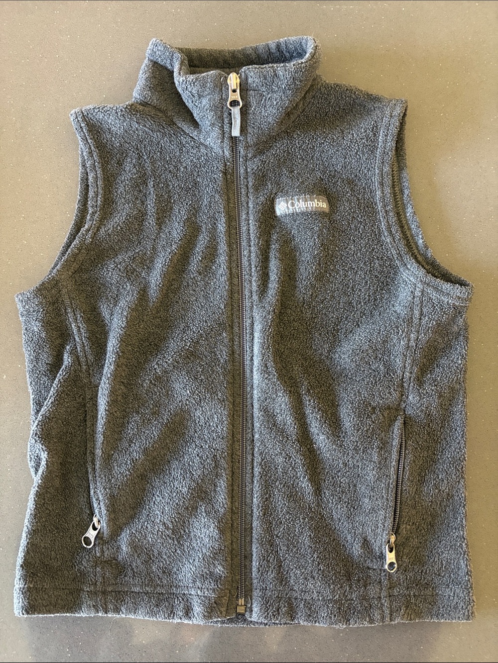 Columbia Kids Gray Fleece Vest